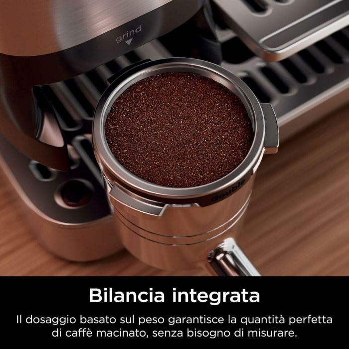 Ninja ES701EU Luxe Máquina Espresso 2 L 1650 W Negro Acero Inoxidable