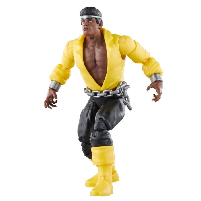 Hasbro Marvel Legends Luke Cage Power Man Figura de Acción 15 cm con Accesorios y Pieza para Construir 8