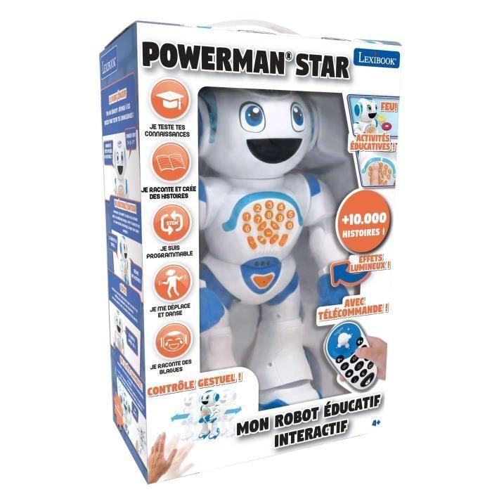 POWERMAN STAR - Robot Interactivo para Jugar y Aprender con control por gestos y mando a distancia - LEXIBOOK 5 POWERMAN STAR - Robot Interactivo para Jugar y Aprender con control por gestos y mando a distancia - LEXIBOOK 5