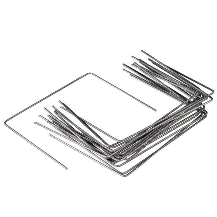 Nature Grapas Metálicas para Fijación al Suelo de Películas y Lienzos - Juego de 20 Unidades - 4mm Diámetro, 20x25cm Altura 1 Nature Grapas Metálicas para Fijación al Suelo de Películas y Lienzos - Juego de 20 Unidades - 4mm Diámetro, 20x25cm Altura 1