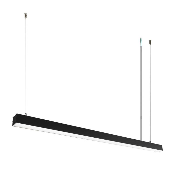 Philips [1916-NSLNL1500MM-P-WW] Luminaria Lineal LED 150cm 50W 2700K IP40 Acabado Negro con Luz Uniforme para Oficinas y Comercios 1