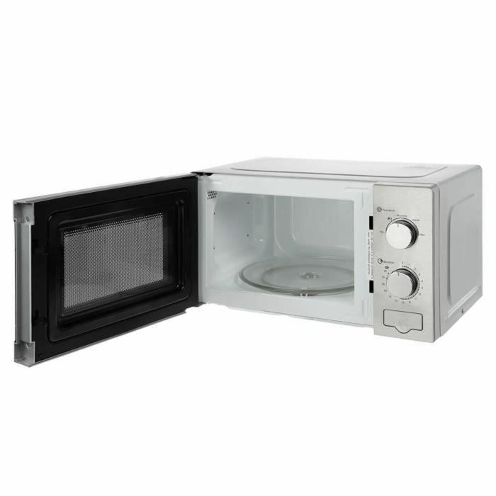 Oceanic MO20S Microondas Independiente Monofunción, 20 Litros de Capacidad, 700 W de Potencia, Color Plateado 2 Oceanic MO20S Microondas Independiente Monofunción, 20 Litros de Capacidad, 700 W de Potencia, Color Plateado 2