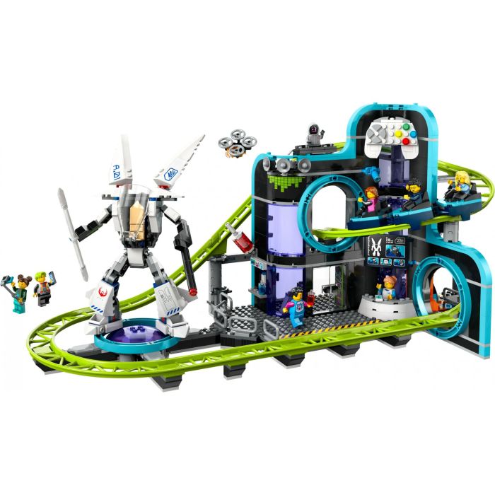 LEGO 60421 City Achterbahn con Roboter-Mech 1 LEGO 60421 City Achterbahn con Roboter-Mech 1