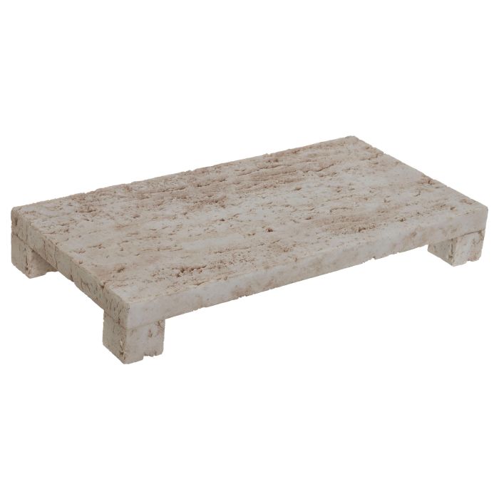 Centro Mesa Urban DKD Home Decor Beige 17 x 4 x 34 cm