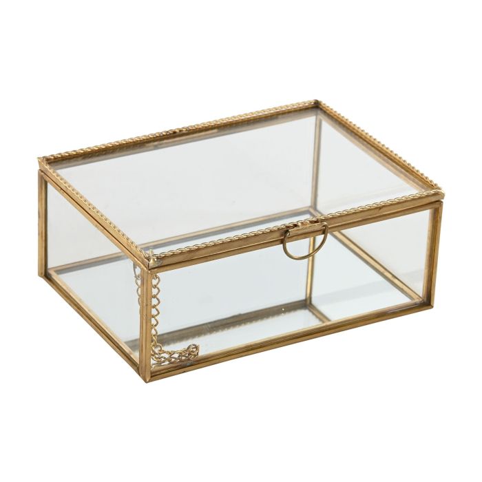 Joyero Glam DKD Home Decor Dorado 10.3 x 5.80 x 14 cm 2