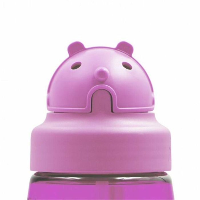 Botella de Agua Laken OBY Jumping Rosa (0,45 L) 10 Botella de Agua Laken OBY Jumping Rosa (0,45 L) 10