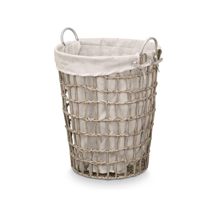 Cesto Redondo Asas Gris Kipit 45X58CM (6 Unidades) 1 Cesto Redondo Asas Gris Kipit 45X58CM (6 Unidades) 1