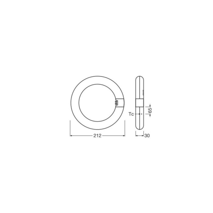 Ledvance [LVE-4099854042485] Tubo LED Circular T9 11W 1320Lm 6500K Blanco Frío G10q IP20 para ECC y red AC. Reemplazo de fluorescentes. 1