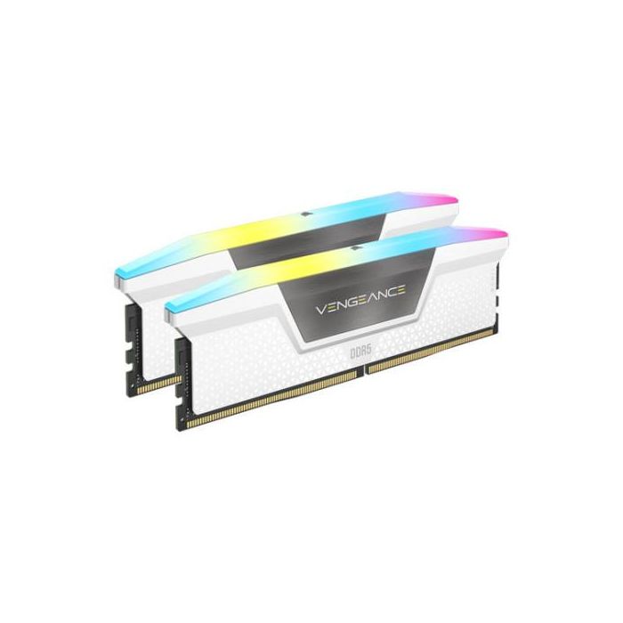 Memoria Corsair Ddr5 64Gb 2X32Gb Pc6000 Vengeance Rgb Blanca CMH64GX5M2B6000Z30W 1