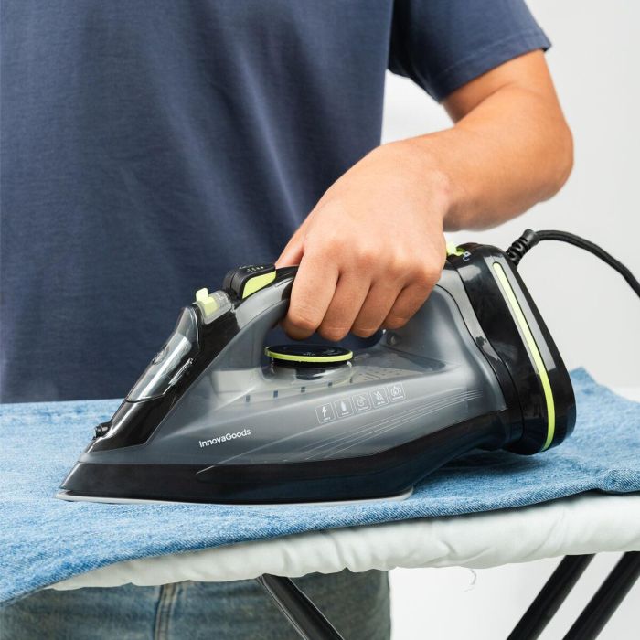 Plancha de Vapor Sin Cable 2 en 1 Stiron InnovaGoods 2400 W 20-30 g/min 1 Plancha de Vapor Sin Cable 2 en 1 Stiron InnovaGoods 2400 W 20-30 g/min 1