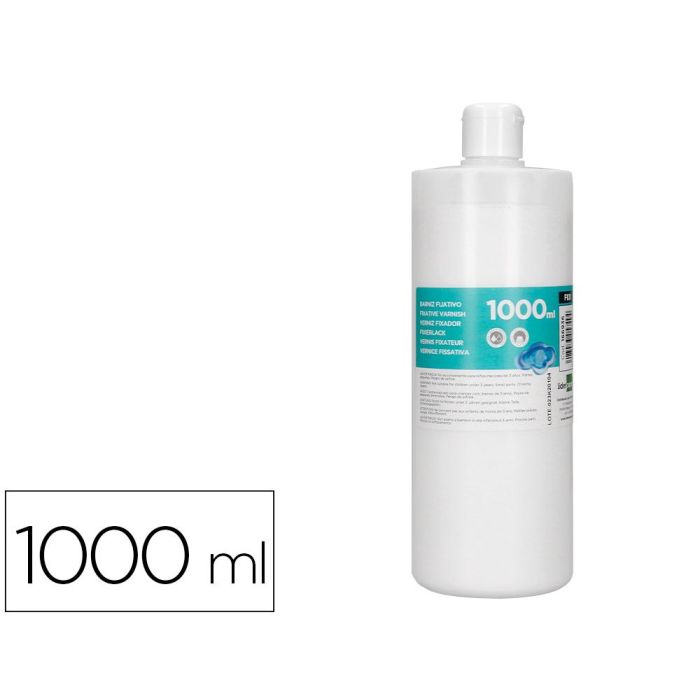 Barniz Fijativo Liderpapel Acabado Brillante Bote De 1000 mL