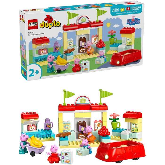 LEGO DUPLO 10434 Set de Juego Supermercado de Peppa Pig – juguete infantil para niños de 2+ años 3