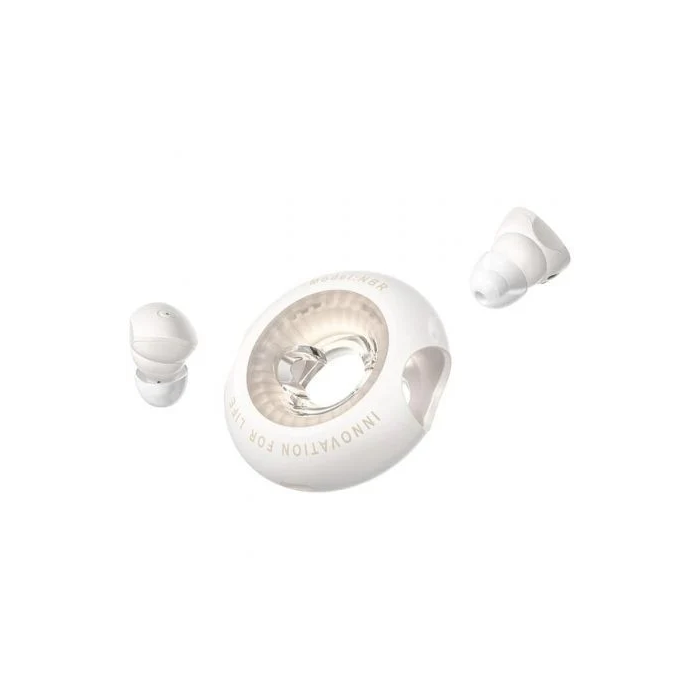 Vention Auriculares Bluetooth NBRN0 con Estuche de Carga, Autonomía 6h, Beige, Conectividad Bluetooth 5.3