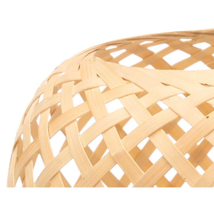 Lampara Ovalada Bambu Natural Sobremesa Electrica Giftdecor 20X23CM (6 Unidades) 3 Lampara Ovalada Bambu Natural Sobremesa Electrica Giftdecor 20X23CM (6 Unidades) 3