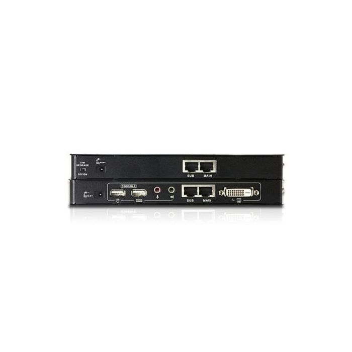Aten CE600 Extensor KVM USB DVI de Consola Remota con Audio y RS-232, para PC/Servidor hasta 60 Metros de Distancia 1