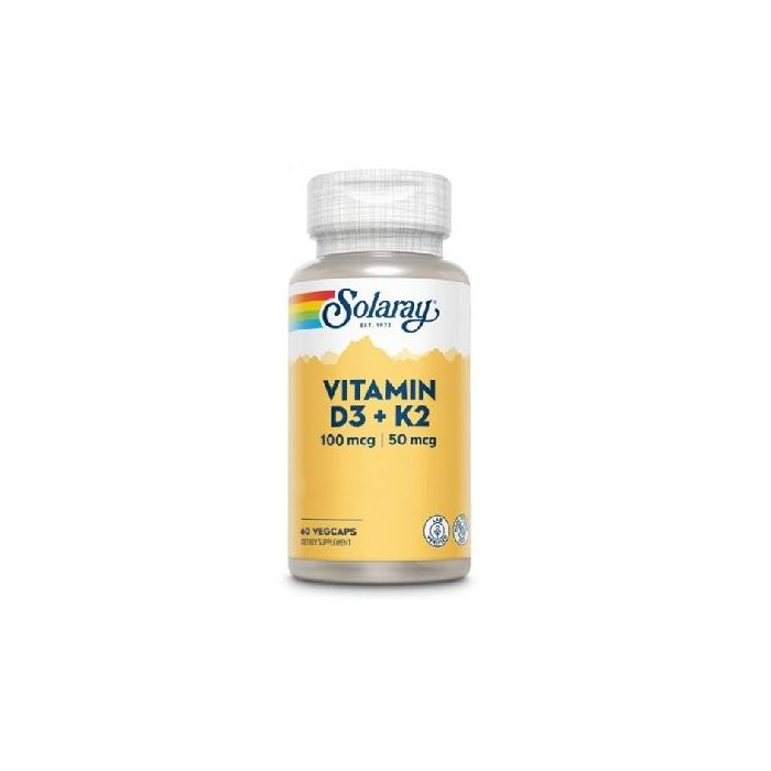 Vitamina D3 + K-2 60 Vegcaps