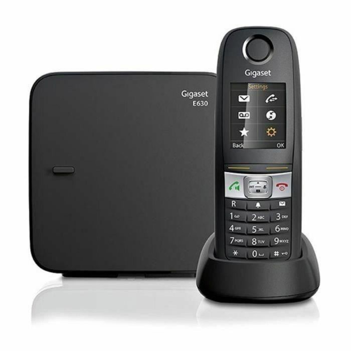 Teléfono fijo Gigaset E630 negro - Resistente a golpes, agua y polvo - Manos libres - Identificador de llamadas 2 Teléfono fijo Gigaset E630 negro - Resistente a golpes, agua y polvo - Manos libres - Identificador de llamadas 2