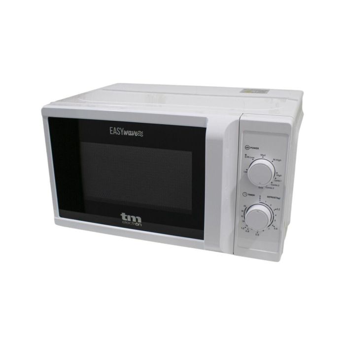 Microondas con Grill TM Electron Blanco 700 W 20 L 5 Microondas con Grill TM Electron Blanco 700 W 20 L 5