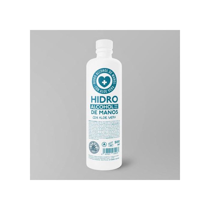 Pharma 70 ED0037C01 Botella de 500 ml con Aloe Vera Ecológica Solución Hidroalcohólica 70%