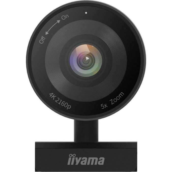 iiyama UC-CAM10PRO-1 Webcam Profesional 4K con Micrófono, Zoom Digital 5x, Campo de Visión 120°, Auto Seguimiento y Reducción Ruido 0 iiyama UC-CAM10PRO-1 Webcam Profesional 4K con Micrófono, Zoom Digital 5x, Campo de Visión 120°, Auto Seguimiento y Reducción Ruido 0