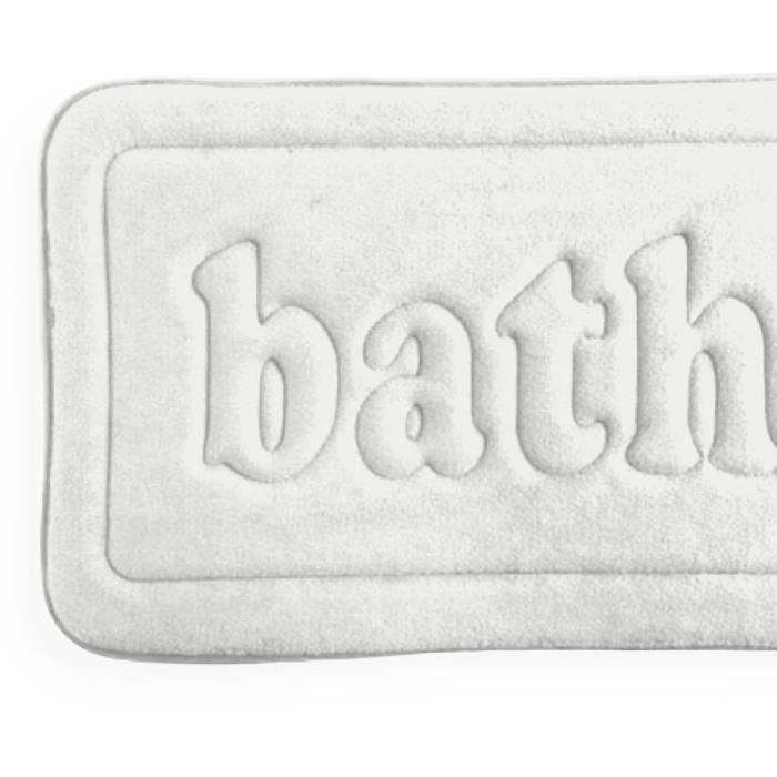 Alfombra de baño de espuma viscoelástica - TODAY - UTILITY - 40 x 60 cm - Blanco 1 Alfombra de baño de espuma viscoelástica - TODAY - UTILITY - 40 x 60 cm - Blanco 1