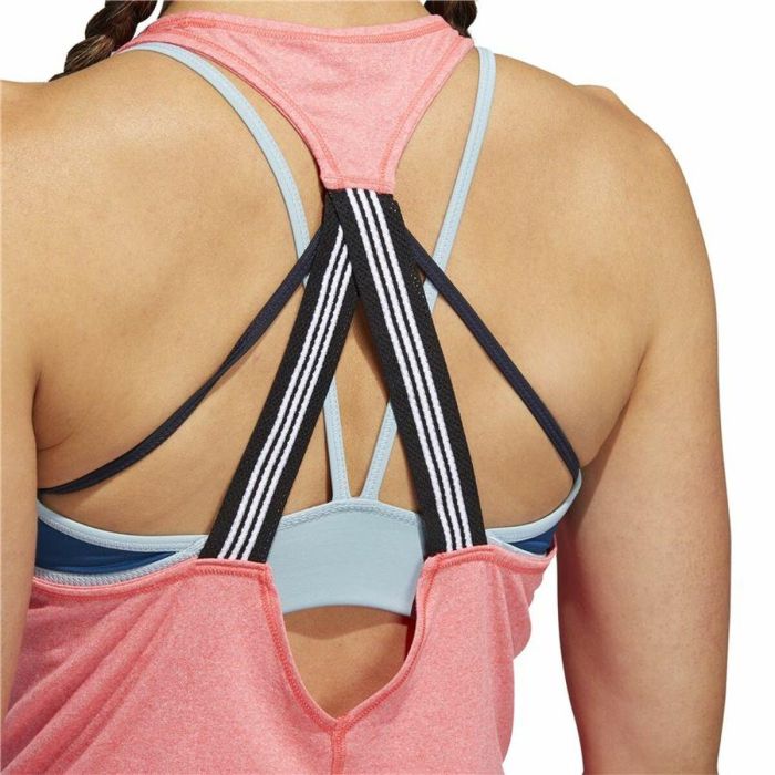 Camiseta para Mujer sin Mangas Adidas 3 Stripes Tank Rosa XS 1