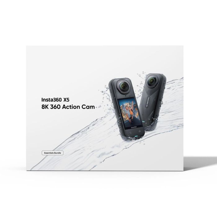 Insta360 INS6977644761496 X5 Bundle Edition Cámara Deportiva 360° 8K WiFi Bluetooth FlowState Resistente Agua 14 Insta360 INS6977644761496 X5 Bundle Edition Cámara Deportiva 360° 8K WiFi Bluetooth FlowState Resistente Agua 14