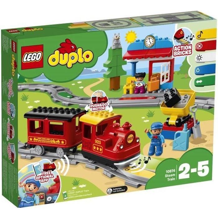 LEGO DUPLO My City 10874 Tren de vapor