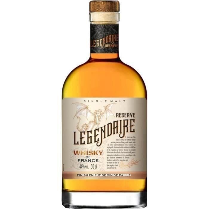 Legendary Single Malt - Whisky de Francia - Acabado en barril de vino de paja - 44% vol - 50cl 1