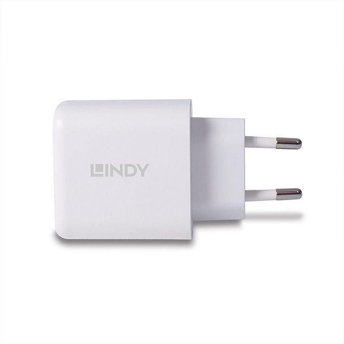 Cargador de Coche LINDY 73424 Blanco 18 W 30 W 4 Cargador de Coche LINDY 73424 Blanco 18 W 30 W 4