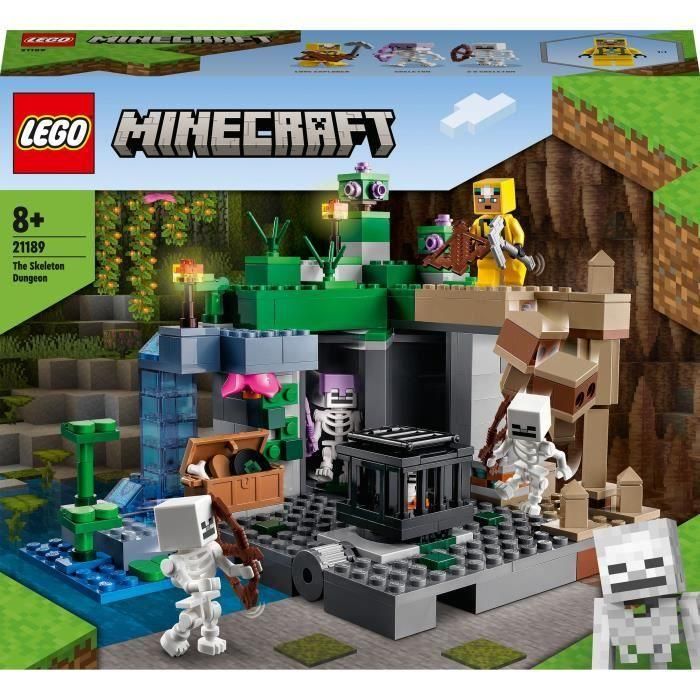 La Mazmorra Del Esqueleto Minecraft 21189 Lego 3