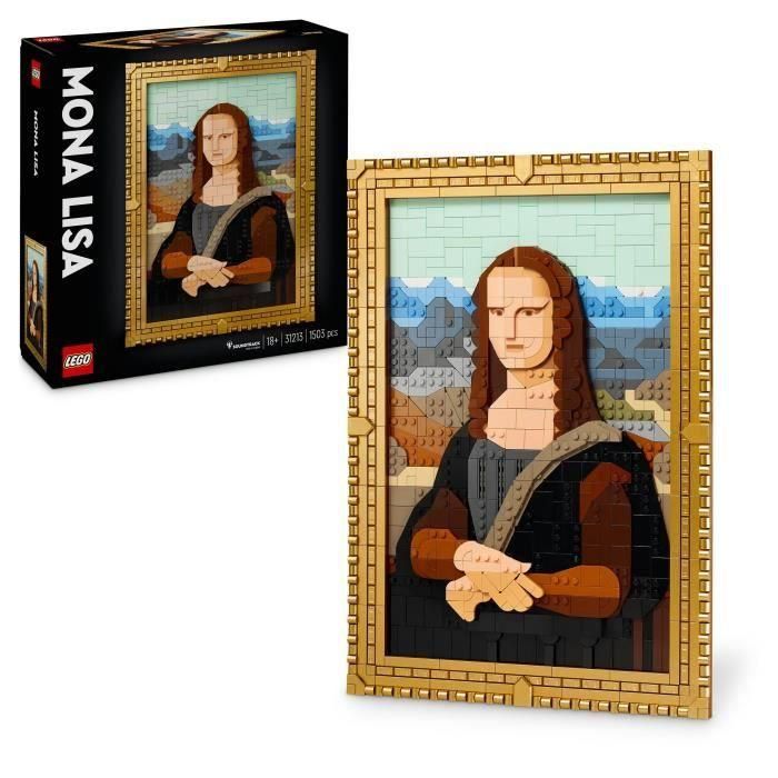 LEGO Art 31213 La Mona Lisa - Set de construcción para pintar Leonardo da Vinci - Decoración