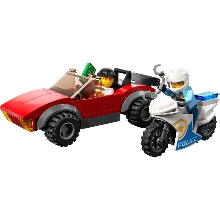 Moto De Policía Y Coche A La Fuga Lego City 60392 Lego 1