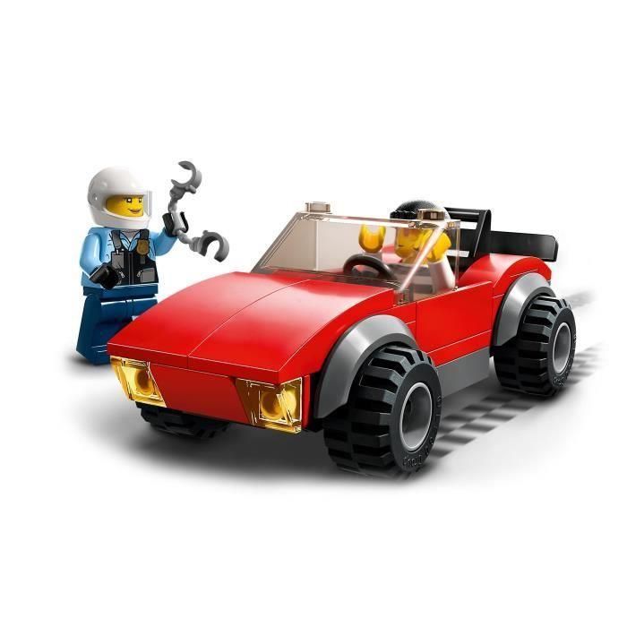 Moto De Policía Y Coche A La Fuga Lego City 60392 Lego 3