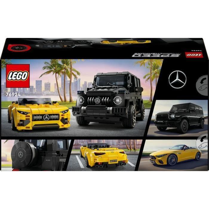 LEGO Speed Champions 76924 Mercedes-AMG G 63 y Mercedes-AMG SL 63, coches para construir 5