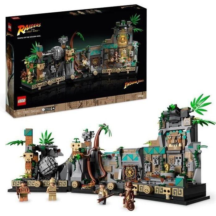 LEGO Indiana Jones 77015 El templo del ídolo en oro, modelo adulto, los aventureros del arca perdida LEGO Indiana Jones 77015 El templo del ídolo en oro, modelo adulto, los aventureros del arca perdida