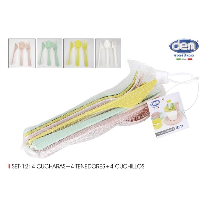 Set de 12 cubiertos para pastel Dem (24 Cajas) Set de 12 cubiertos para pastel Dem (24 Cajas)