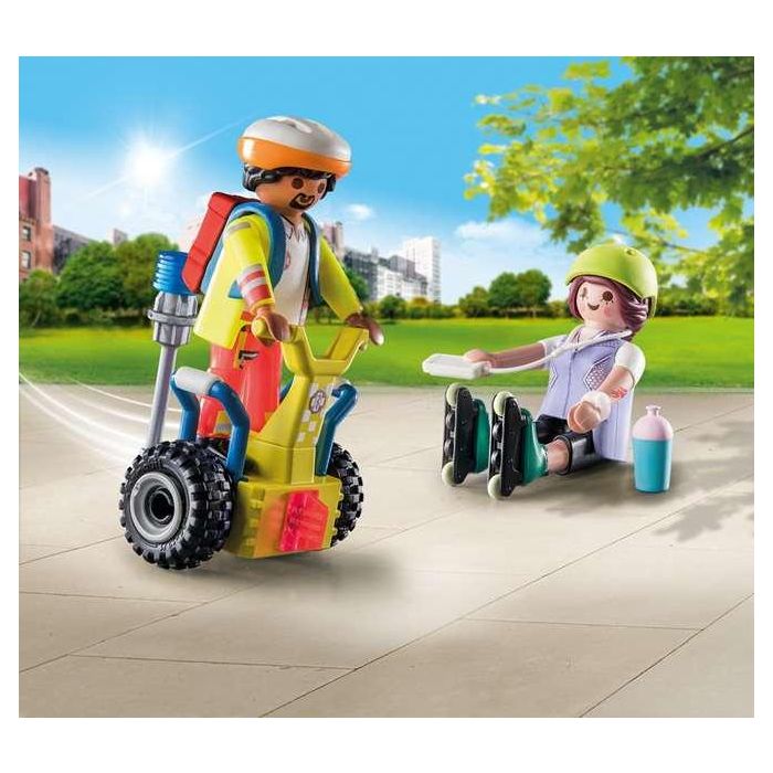 Pack rescate con balance racer playmobil city life starter 4