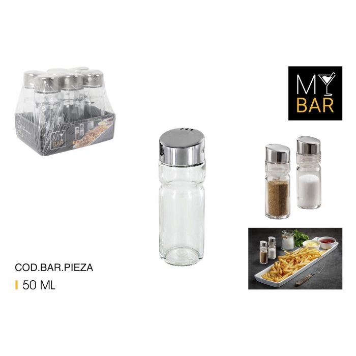 Salero-Especiero 50 ml My Bar (72 Unidades) Salero-Especiero 50 ml My Bar (72 Unidades)