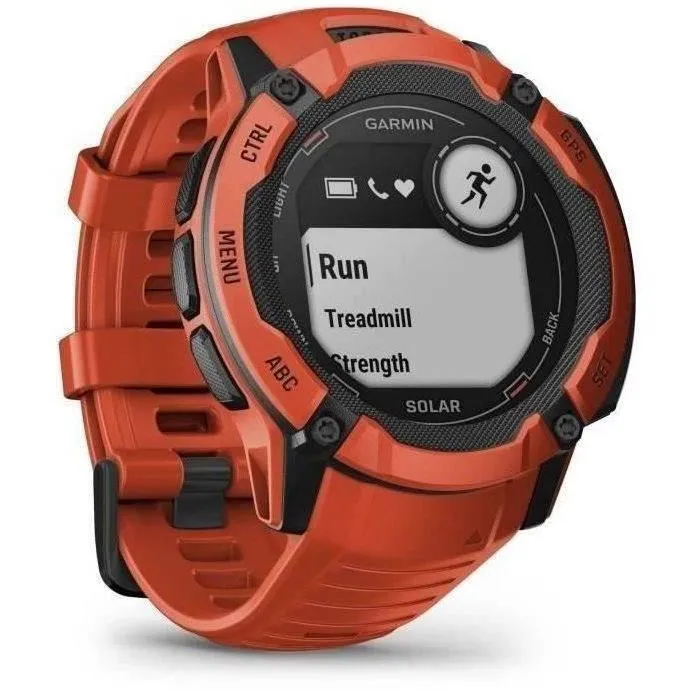 Garmin Instinct 2 Solar GPS Reloj 2X Solar Rouge GAR0753759319335 2