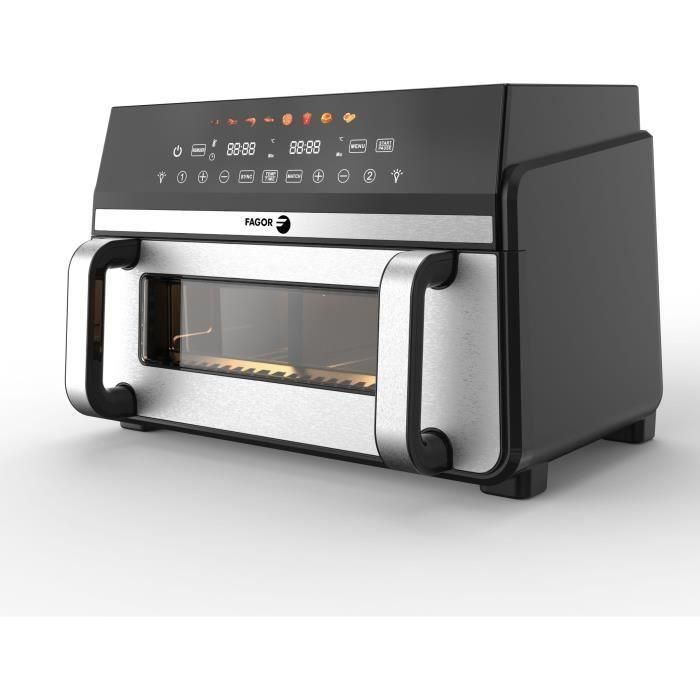 Fagor Modelo FG10AF Freidora sin aceite Airfryer 11L con doble depósito 5.5L y divisor extraíble, 2200W 3 Fagor Modelo FG10AF Freidora sin aceite Airfryer 11L con doble depósito 5.5L y divisor extraíble, 2200W 3