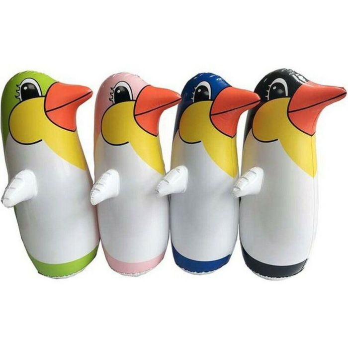 Figura hinchable pingüino balancin 45 cm - modelos surtidos