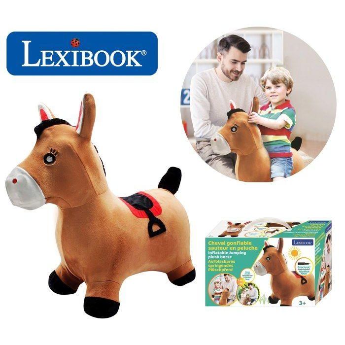 Peluche de poni saltarín inflable LEXIBOOK