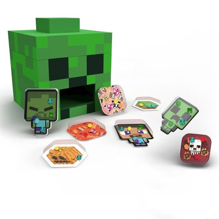 Bizak Set Creativo Crea Tus Pegatinas 3D Minecraft, Manualidades para Niños, Licencia Oficial 2