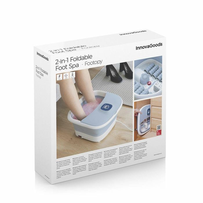 Spa para Pies Plegable con Rodillos e Hidromasaje Footopy InnovaGoods 15