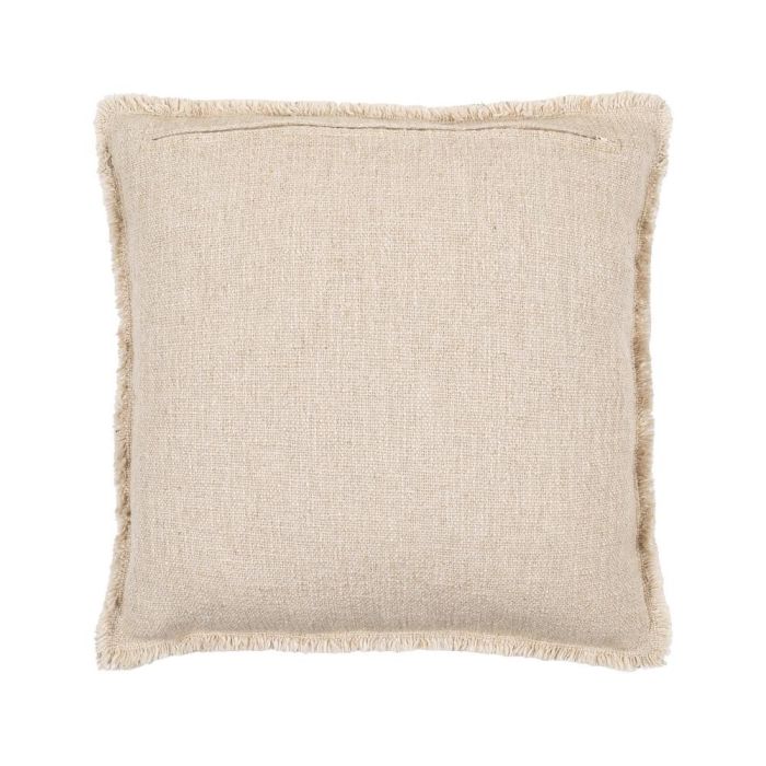 Cojín Flores Beige Oscuro 45 X 45 cm