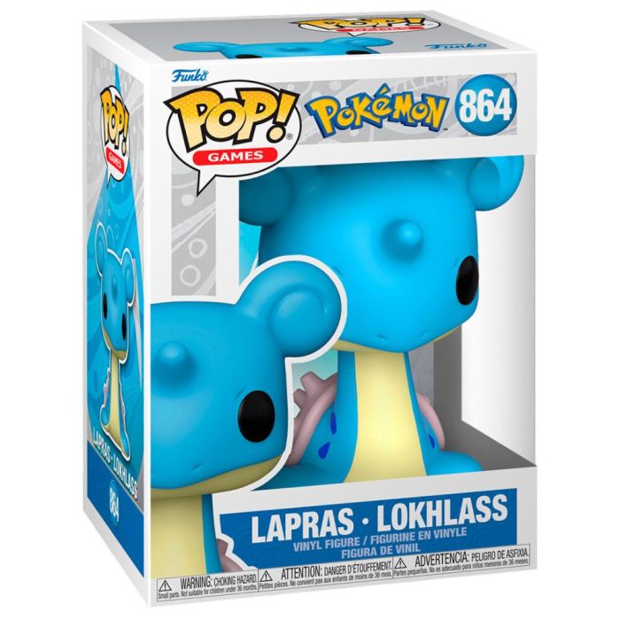 Funko Pop Pokemon Lapras 74227 - Figura de Vinilo de 9 cm con Caja Original 1 Funko Pop Pokemon Lapras 74227 - Figura de Vinilo de 9 cm con Caja Original 1