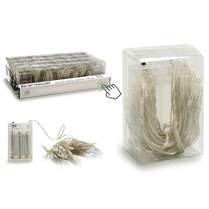 Tira 50 Bombillas Led Blanca Giftdecor 5X9CM (24 Unidades) Tira 50 Bombillas Led Blanca Giftdecor 5X9CM (24 Unidades)
