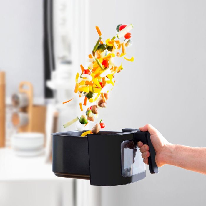 Freidora de Aire con Báscula InnovaGoods Fryinn Balance 5000 Negro 1500 W 5 L Acero Inoxidable 6 Freidora de Aire con Báscula InnovaGoods Fryinn Balance 5000 Negro 1500 W 5 L Acero Inoxidable 6