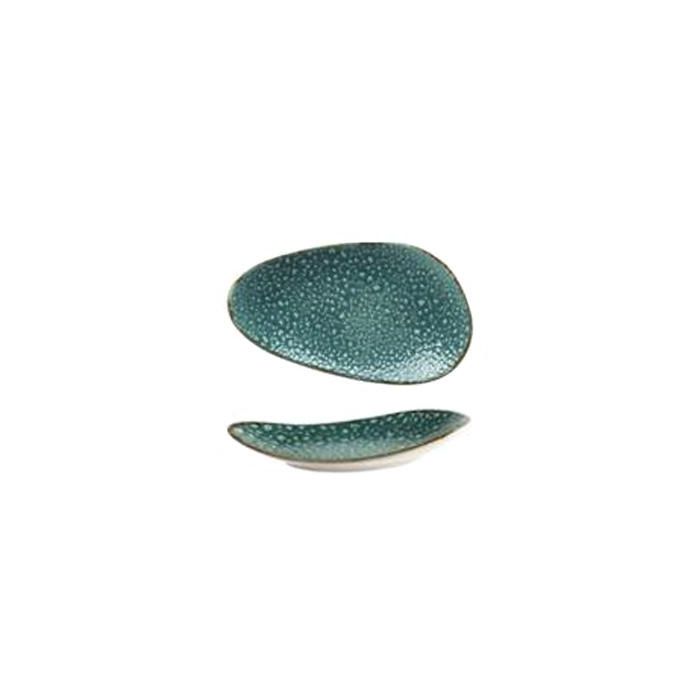 Moon Turquoise Plato Oval 26X15X3 Cm (6 Unidades) Moon Turquoise Plato Oval 26X15X3 Cm (6 Unidades)